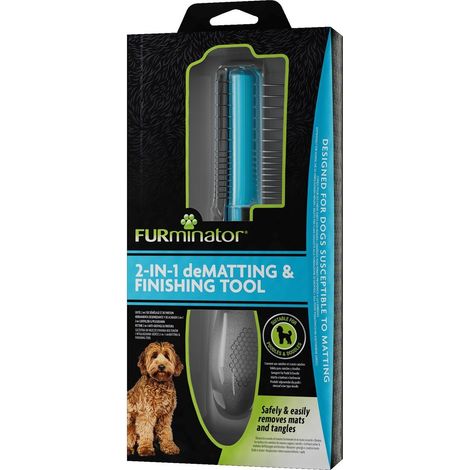 FURminator 2 en 1 - FURminator pour démêler et coiffer les chiens (1/5)