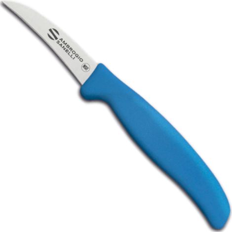 Cuchillo curvo para verduras Supra colore haccp 70/190 mm - azul