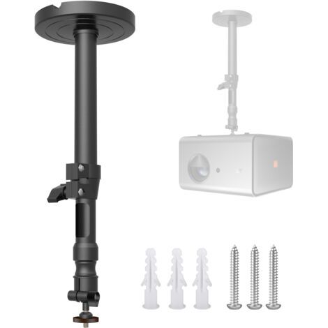 Coocheer – Support mural pour projecteur 6,9 pouces – Tête rotative 360° – Charge maximale 5 kg – Installation facile avec gestion des câbles (1/4)