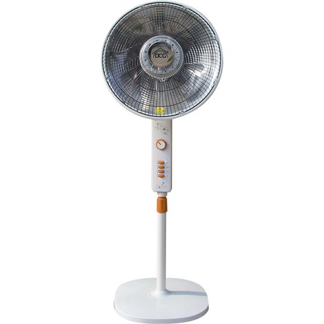 DCG Eltronic SA9680 calefactor eléctrico Interior Naranja, Blanco 900 W Ventilador eléctrico
