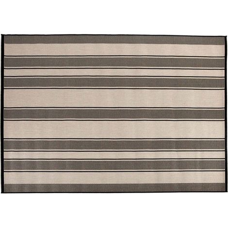 Tapis extérieur en polypropylène Paomia perle 120 x 170 cm (1/4)