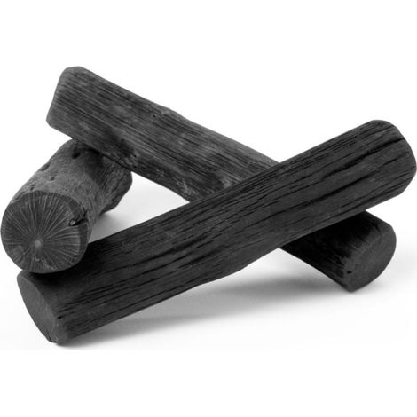 Black + Blum Charbon filtre à eau 4 pièces, bois, noir, 12 x 7.5 x 7.5 cm