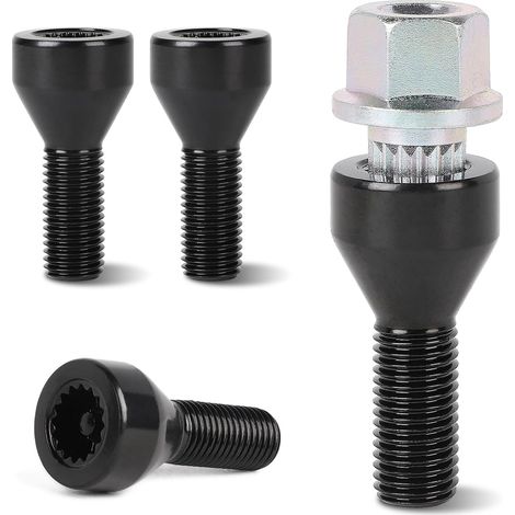 Boulon de Roue Antivol M12 x 1.5 mm - Références 36136764057 / 36131180882 pour BMW Série 1, Série 3, Série 5, Z3, Z4 (1/5)