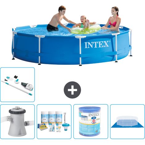 Intex Piscine Tubulaire Ronde - 305x76 cm - 6-pièces S31688 (1/5)