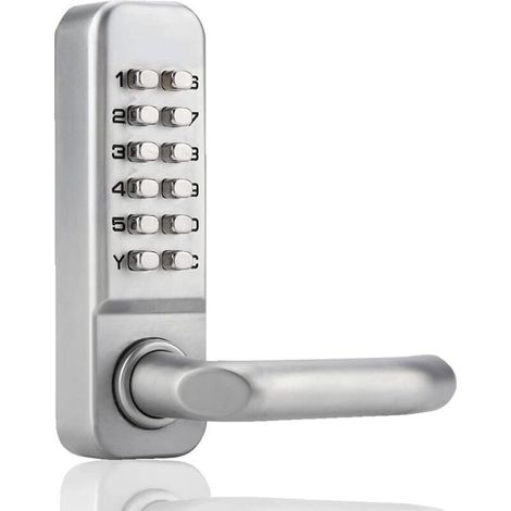 Mechanical Code Lock, Digital Keyless Door Lock Password Security Lock Waterproof Electronic Code Lock for Home Office (1/5)