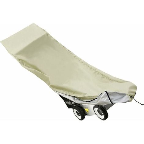 Housse de Tondeuse à Gazon, Tondeuse à Gazon Housse Anti-poussière Housse de Tondeuse Anti-poussière Housse de Tondeuse à Gazon Protection Anti-UV 193X64X111cm (1/4)