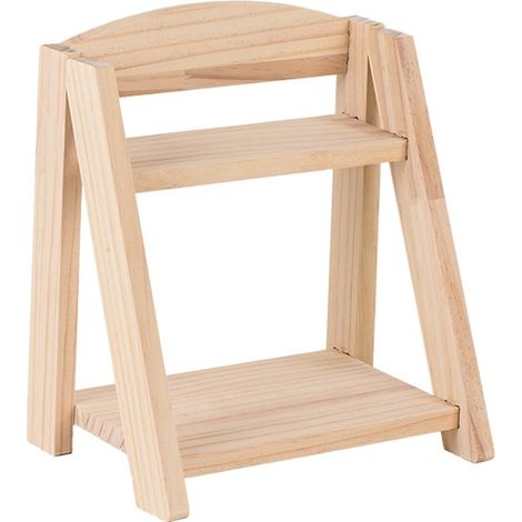 Support de bureau Bois massif 25x19x19.5cm (1/4)
