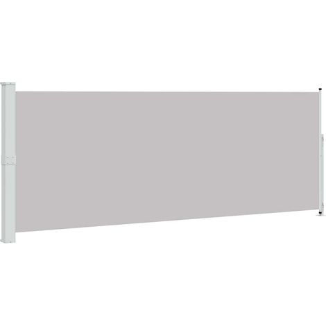 Maison Exclusive - Auvent latéral rétractable de patio 180x514 cm Gris (1/5)