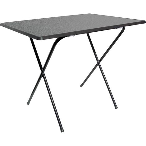 Scherentisch 60x80 cm, anthrazit mit Scherengestell (1/3)
