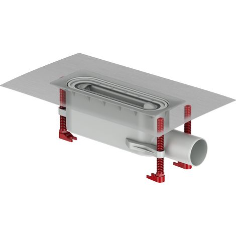 Bonde de douche Showerdrain S+ DN 50, hauteur du joint d'étanchéité 50 mm horizontale