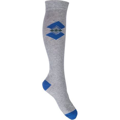 39/42, Grigio 9575: Reitsocken für Erwachsene und Kinder (1/2)