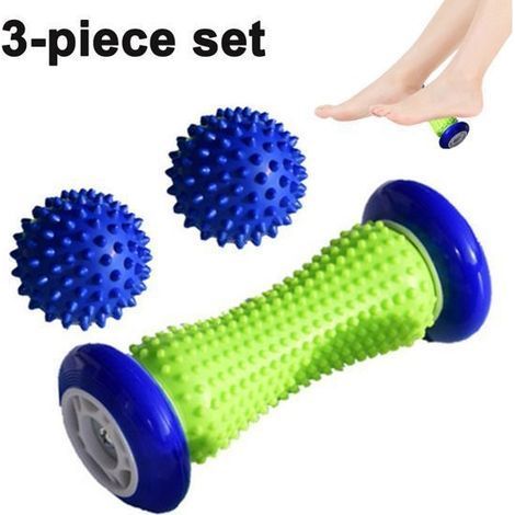 Fußmassagerollen, Igelbälle, Fußschmerzmassagegerät, lindert Plantarfasziitis (1/5)