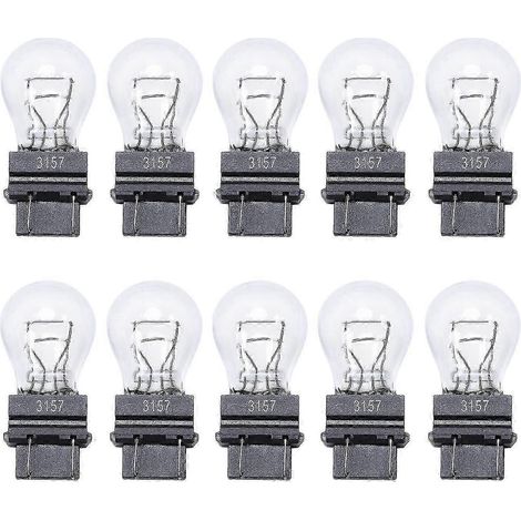 10 ampoules 3157 à forte luminosité pour feux arrière, de freinage, de recul et clignotants (S8). (1/5)