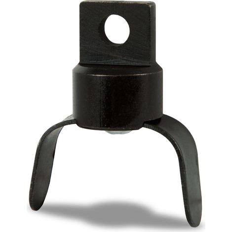 EBERTH Glatter Gabelschneidkopf für Rohrreinigungsmaschine, C-Cutter für Rohre mit Ø 50-125mm, Kupplung M6, Ø Bohrkopf 40mm, Stahl, lackiert, rostfrei, Schneidkopf für Rohrreinigungsgerät (1/2)