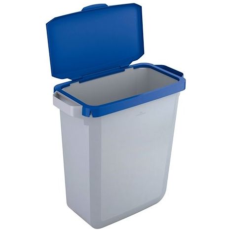 Poubelle Durabin 60 litres tri sélectif Durable, couvercle bleu (1/5)