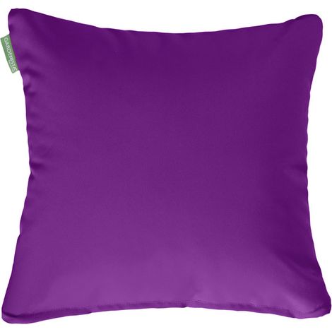 Gardenista - Cuscini quadrati da giardino, 60x60 cm Cuscini per schienale per sedie in rattan con imbottitura, Cuscini quadrati resistenti all'acqua, Cuscini sparsi per giardino - Viola (1/5)