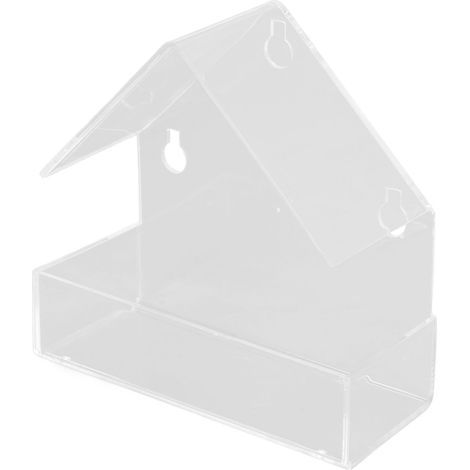 Vogelfutterhaus mit Saugnapf aus Acryl, Fensterschale, Garten (1/5)
