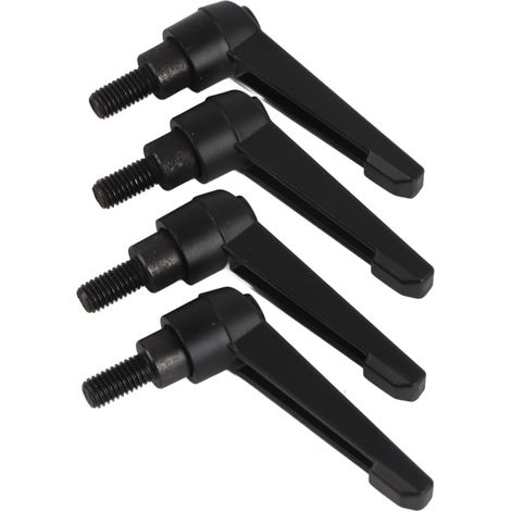 4PCS Metal Machine Knobs Adjustable Fixing Handle M8 Male Thread (16mm)