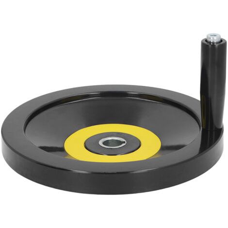 RHG Volant pour scie circulaire sur table, alésage central de 22 mm, diamètre extérieur de 250 mm, avec poignée rotative pour tour, fraiseuse et meuleuse (1/5)