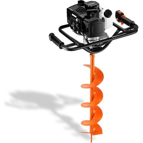 FUXTEC FX-EB143ECO Mototrivella a Scoppio – Motore 2 Tempi 42,7cc, 2 Punte (100/150mm), Leggera ed Ergonomica (8,5kg), per Recinzioni, Giardino e Fondamenta