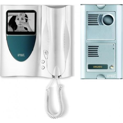 Urmet – Visière 1r p/plaq h546 – Interphone vidéo avec vision nocturne – Alimentation 12V – Contrôle d'accès – 623