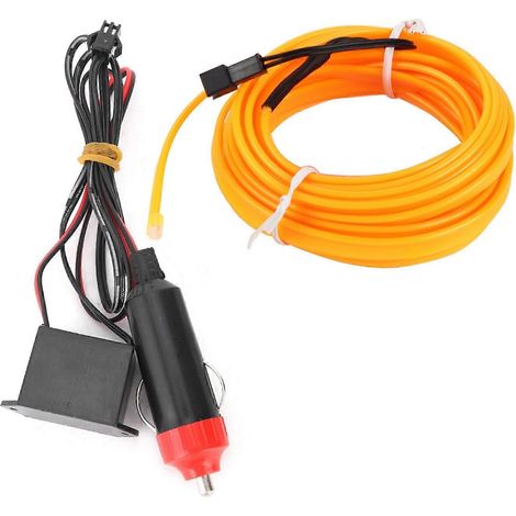 Bandeau lumineux LED décoratif pour intérieur, 4 mètres, jaune