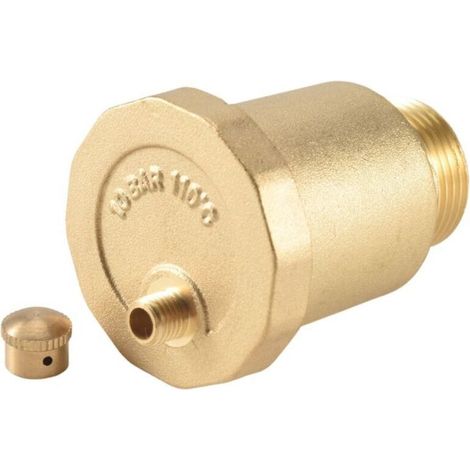 Soupape D'AéRation Automatique en Laiton Filetage Mâle 3/4 Pouces pour Outils de Surpression Chauffe-Eau Solaire (1/4)