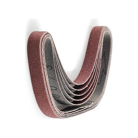 10 NASTRI ABRASIVI 10 NASTRI ABRASIVI PER LEVIGATRICE A NASTRO ARIA PNEUMATICA 520x20mm