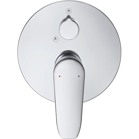 Duravit B.1 Mezclador monomando enyesado para ducha, roseta (1/2)