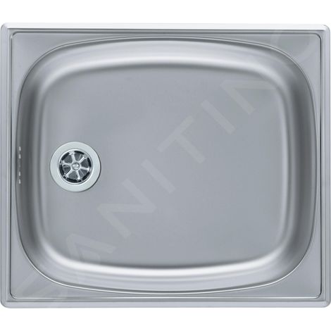 Alveus Basic - Évier 38x44 cm, vidage 6 cm, inox 1008694 (1/2)