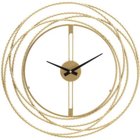 WALL CLOCK GOLD STRIPS CM Ø 50X4 (1/4)