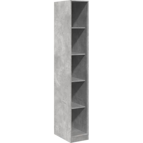 Maison Exclusive - Armadio Grigio Cemento 30x50x200 cm in Legno tecnico
