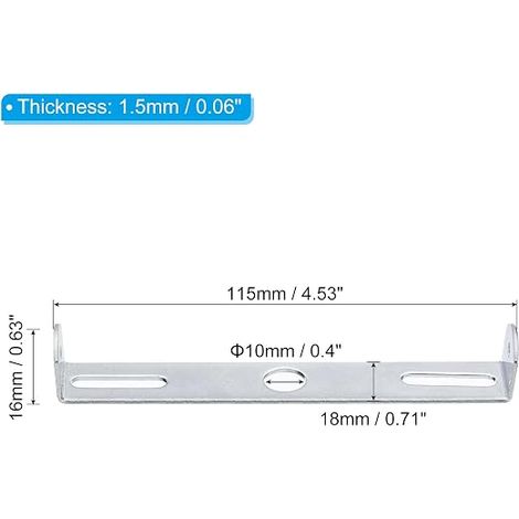 Ceiling Mount Bracket 115 mm Screw Washer Nut (1/4)