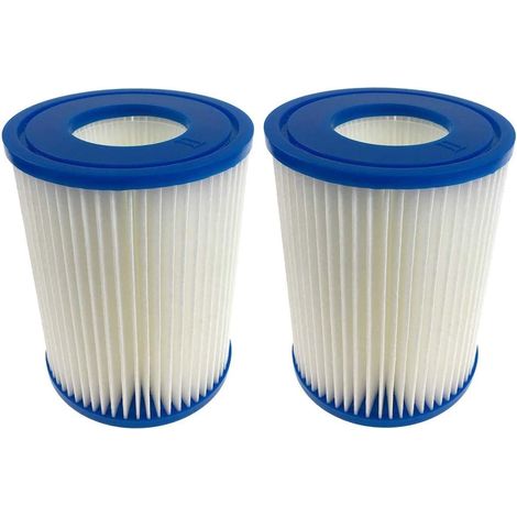 APEX Élément filtrant, type II, 136 mm x 106 mm, accessoires de piscine, lot de deux (1/5)