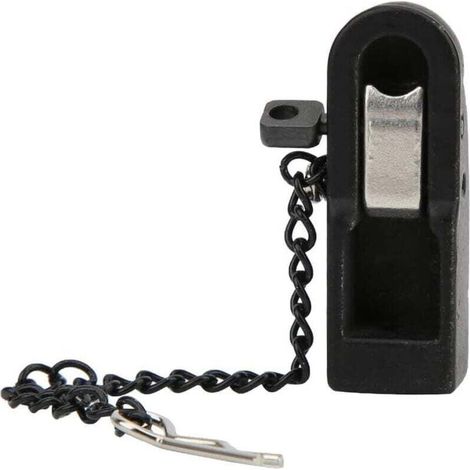 RC Car Hook, RC Trailer Hitch Metal Hitch RC Trailer Hook Simulation Trailer Hook Ball Buckle Component 90046/90047/TRX4 1/10 RC Car(Black) (1/4)