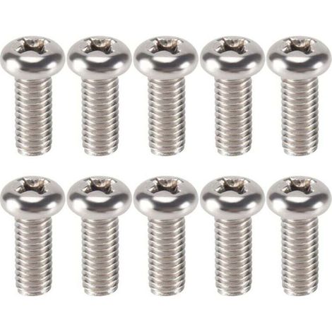 10 tornillos M4x10mm para soporte de montaje para monitor de TV, pantalla LCD, ordenador -Crezuo