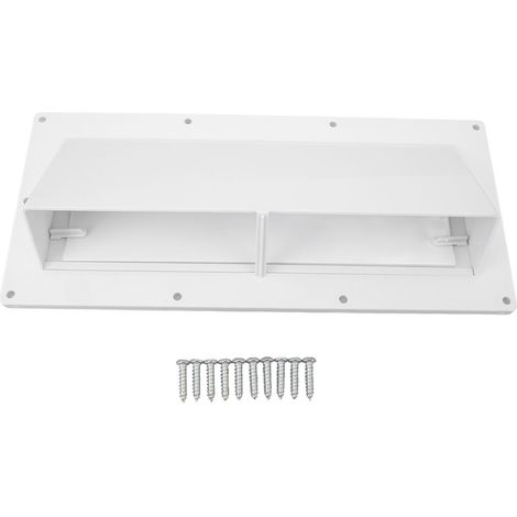 Ortviai Hotte de Cuisine pour Camping-car – Cache de Sortie d’Air Blanc Étanche aux Intempéries, ABS, Compatible avec les hottes canalysées