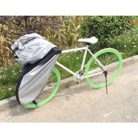 Fahrradabdeckung – Wasserdicht – PU-Beschichtung – UV-beständig – Für Mountainbikes, Rennräder und Beachbikes – 200 x 110 x 70 cm – XL (1/4)