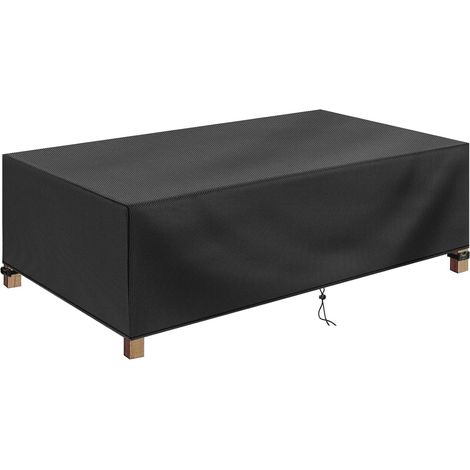 Housse De Meuble De Jardin - Oxford 210D Avec Enduit PVC - Imperméable Et Anti-Poussière - Pour Table Basse Ou Table Rectangulaire Extérieure - 46 X 26 X 13 cm - 1 Pièce