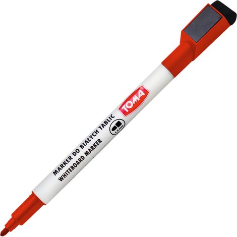 TOMA 268 Trocken abwischbarer Marker mit Magnet und Schwamm