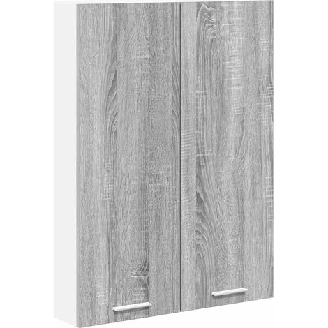 Armario de almacenamiento moderno para montaje en pared 60 x 31 x 80 cm madera de ingeniería gris Sonoma 020053318 (1/5)