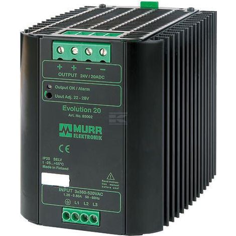 Stromversorg. 400VAC/24VDC 20A MURR ELEKTRONIK 85002 (1/3)