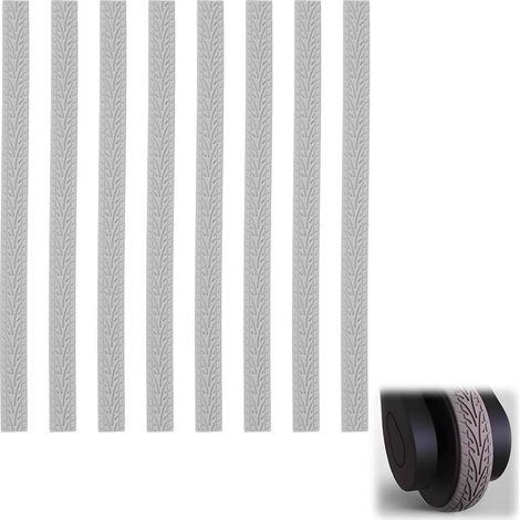 Lot de 8 Housses de Roue de Bagages en Silicone, Protection Écologique et Réduction du Bruit pour la Plupart des Bagages à 8 roulettes et roulettes de Chaises, Solution Innovante et Durable (1/5)