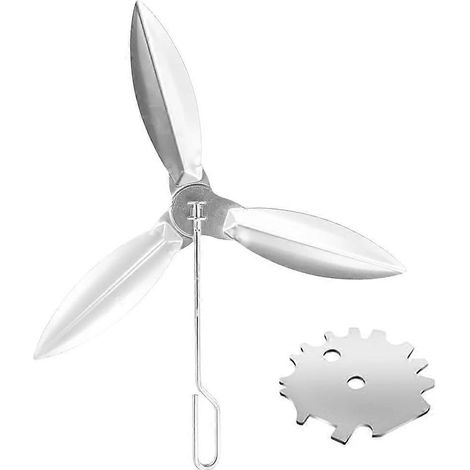 Kit de nettoyage à une touche en métal 22-1 2 pouces, kit de remplacement inox avec levier de contrôle d'air pour système d'élimination des cendres (1/5)