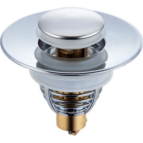 2 bondes lavabo 32-42mm - universelles, pop-up, 2 joints, anti-colmatage (1/4)