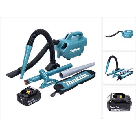 Makita DCL 184 G1 Aspirateur sans fil 18V - 54 mbar - 0,5 l + 1x Batterie 6,0 Ah - sans chargeur