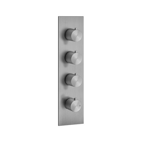 Termostato oculto Gessi316 ready-mounted set, montaje vertical, 3