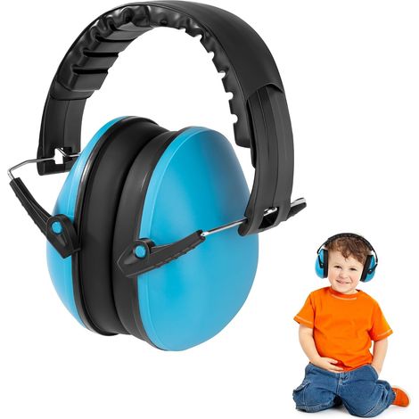 Casque Anti Bruit Enfant Protection Auditive avec Atténuation de 25dB SNR Réglable pour Enfants Garçons Filles et Étudiant 0 à 3 ans (1/5)