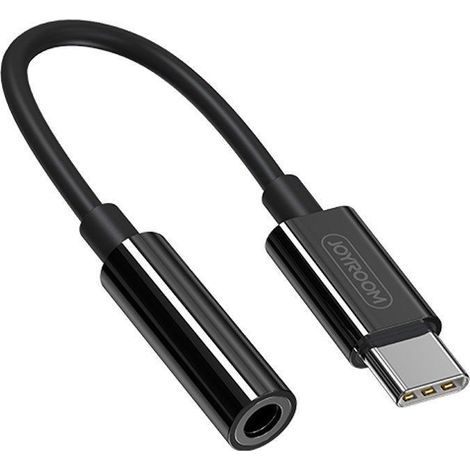 Adaptateur USB-C vers prise jack 3,5 mm pour Samsung S20-S24 (Noir)