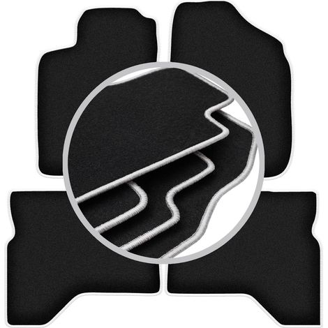 Tapis de sol Carlux argentés pour : Mitsubishi Pajero Sport I SUV (1996-2008) (1/5)